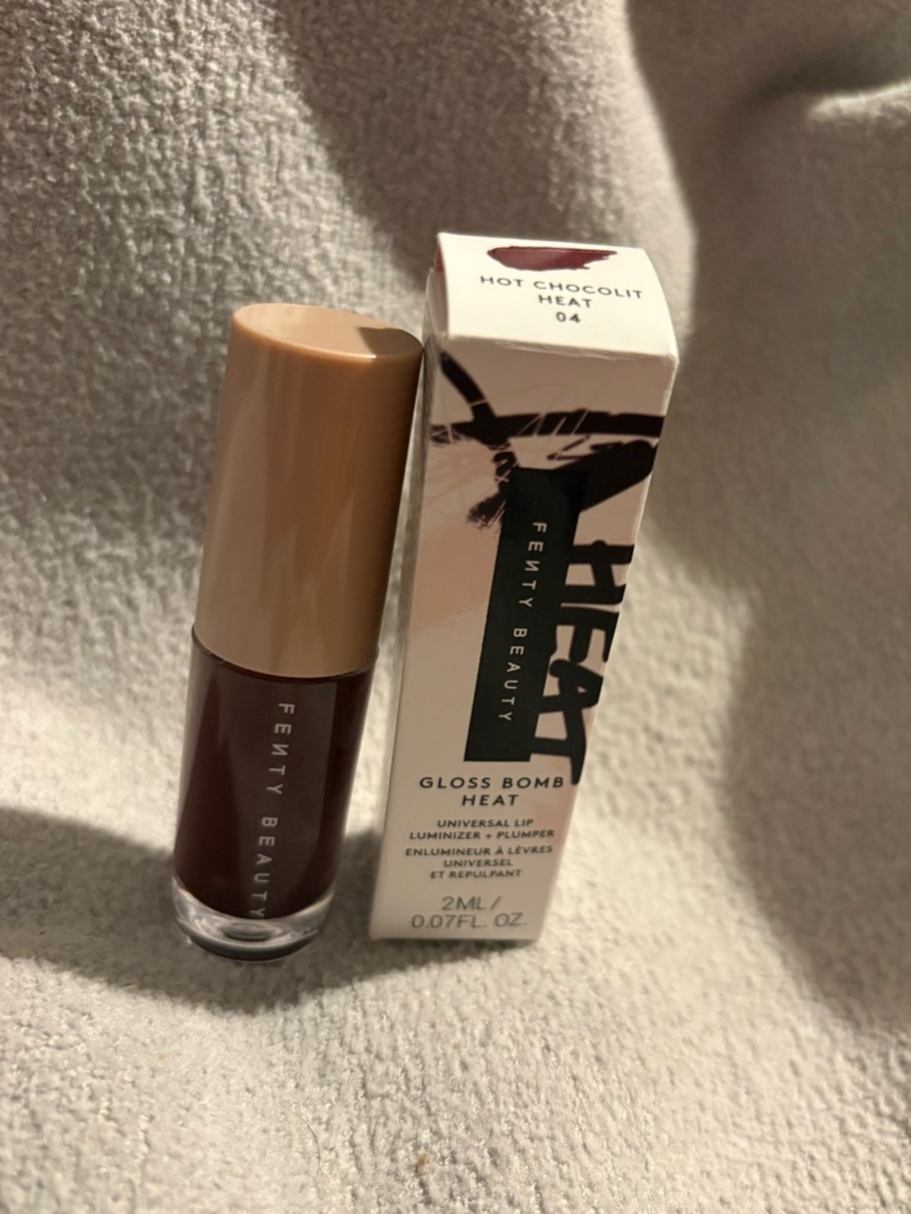 Fenty Beauty Gloss Bomb Heat Lip Luminizer — Hot Chocolit (Brown)